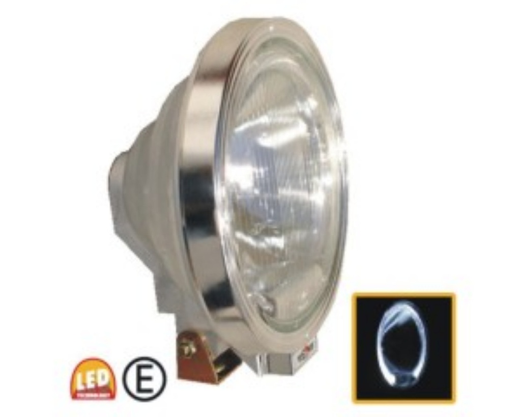 Front long distan.lamp,round,clear,LED 