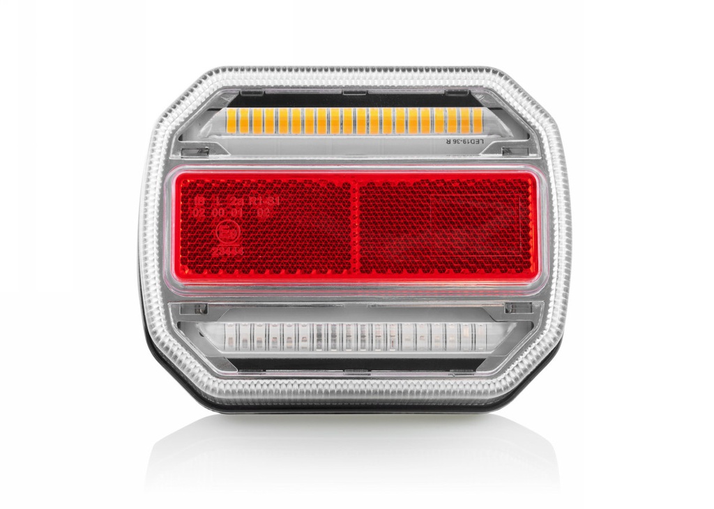 4 - functional LED rear trailer light with dynamic indicator - left