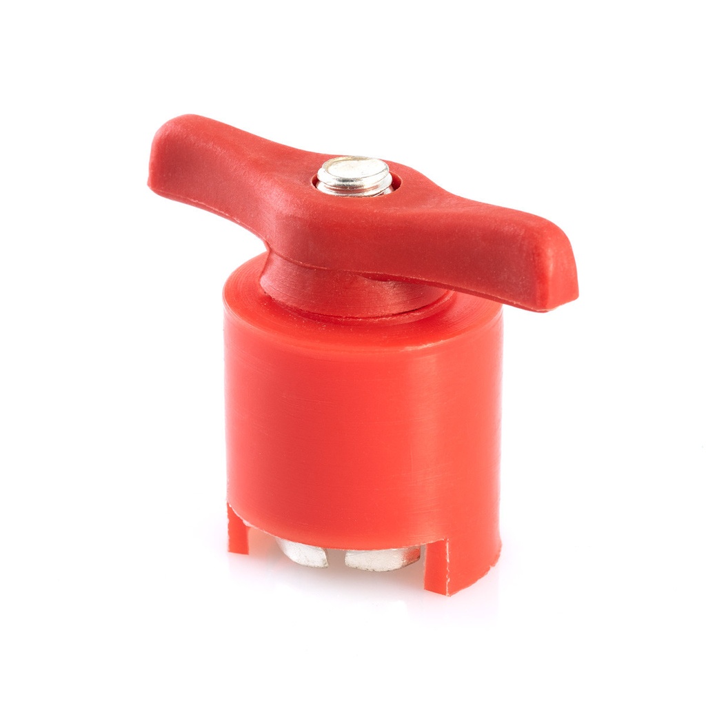 Battery terminal + 19mm - red