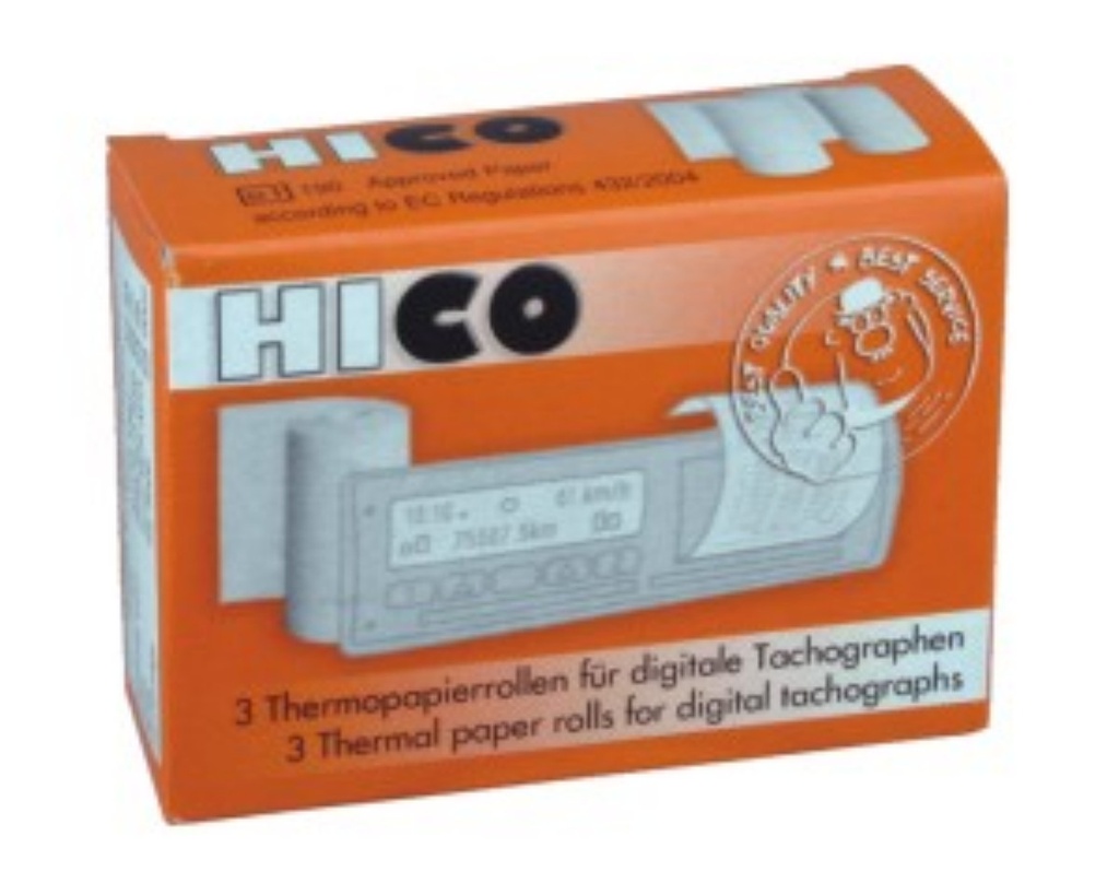 Termo papier pre digitálne tachografy 3x rolky - DOPREDAJ