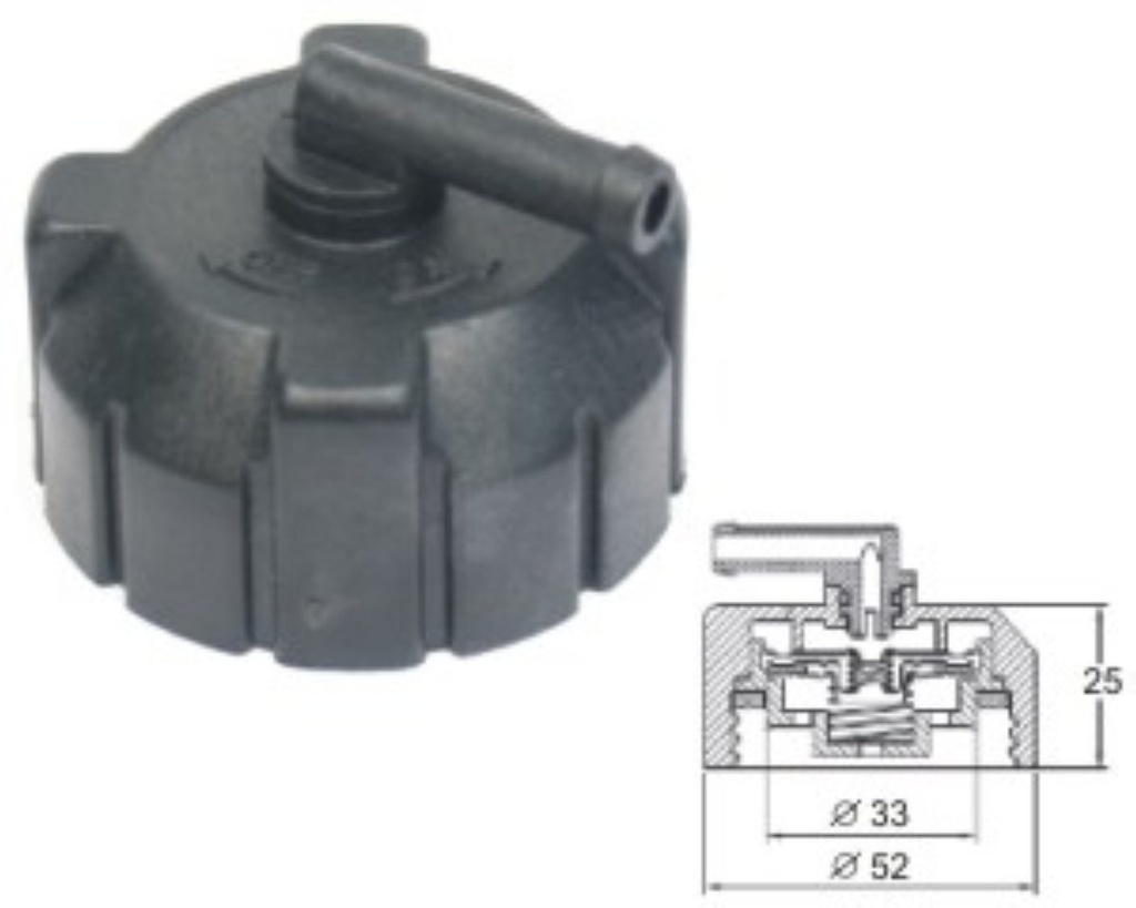 Radiator cap 100kPa