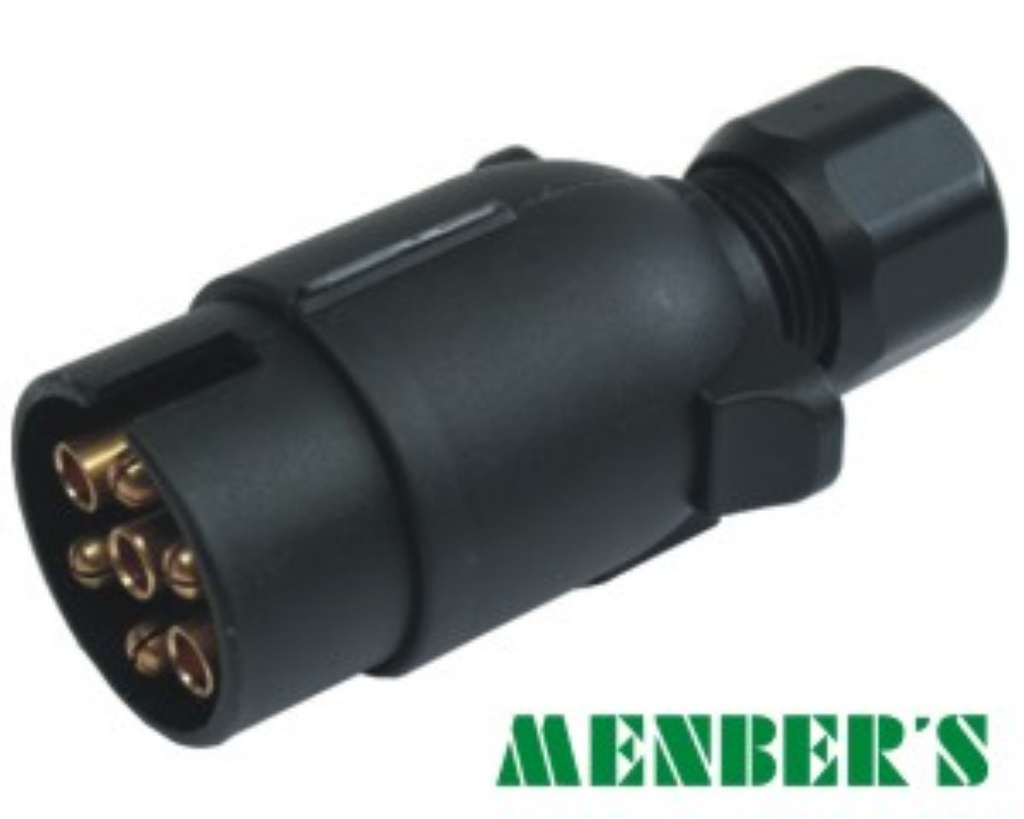 7 Pole plastic plug "S" Type