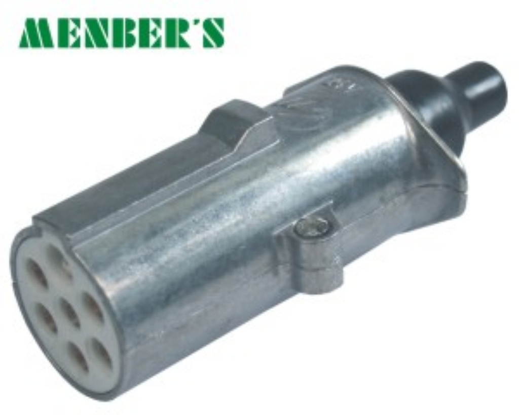 Plug 7p 24V metal N,screw type contact