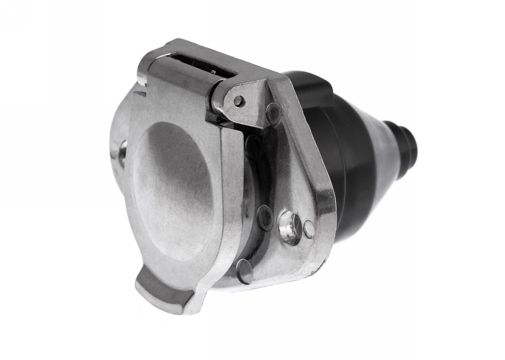 Socket 7p 24V metal N,screw type contact