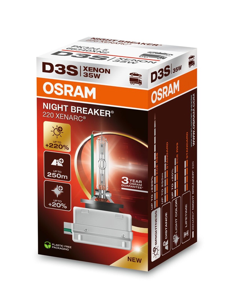 35W PK32D-5 10x1 D3S Osram Xenarc XN2 (220%)