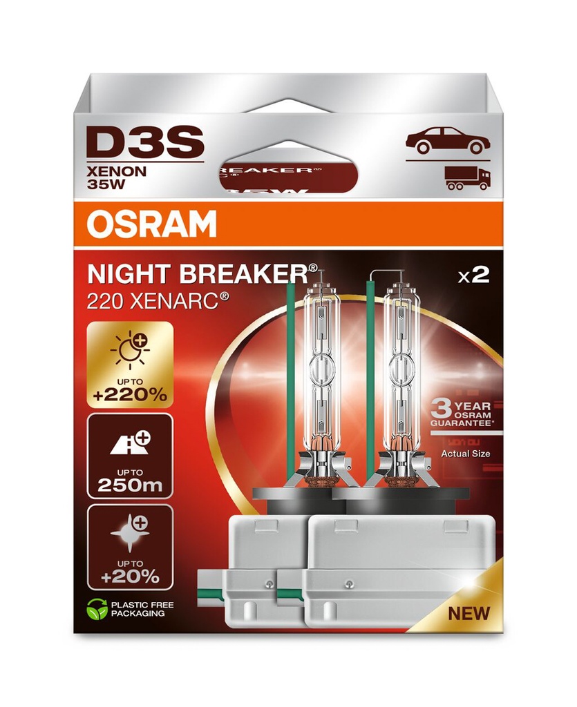 35W PK32D-5 10x1 D3S Osram Xenarc XN2 (220%)
