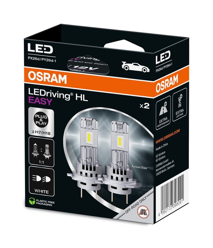 LEDriving® HL EASY H7/H18 Osram Box-02 Ecopack