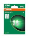 12V 5W W2,1x9,5d Osram ULTRA LIFE blister-02 Ecopack