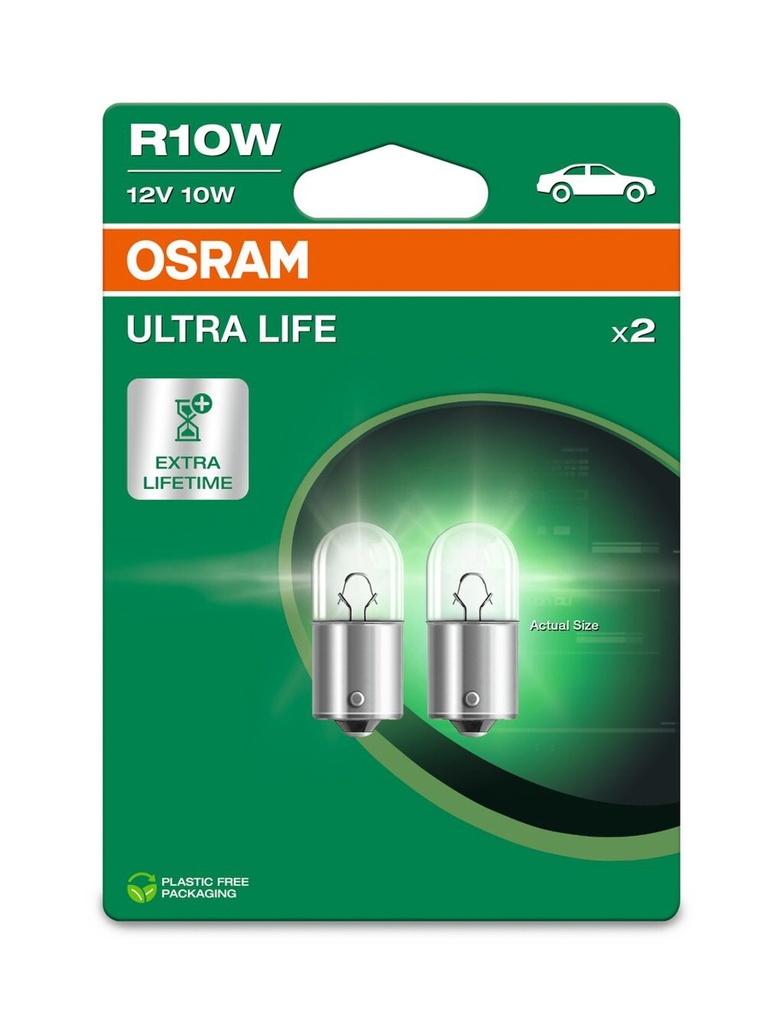 12V 10W R10W BA15s OSRAM ULTRA LIFE Blister-02 Ecopack