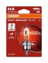 12V 60/55W P43t H4 NIGHT BREAKER® SILVER Blister á1 Ecopack