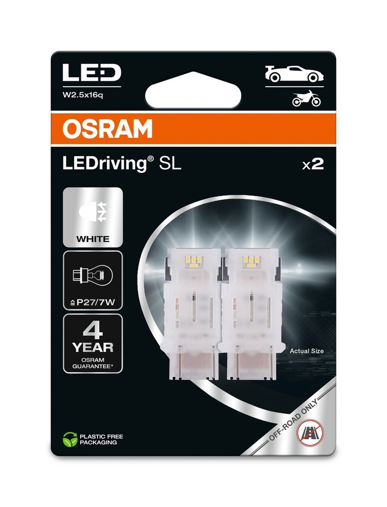 3157DWP-02B 1,7W 12V W2.5X16Q BLI2 OSRAM Ecopack