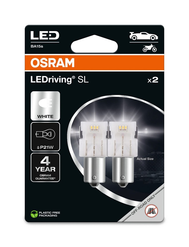 7506DWP-2BL 1,4W 12V BA15S BLI2 OSRAM Ecopack