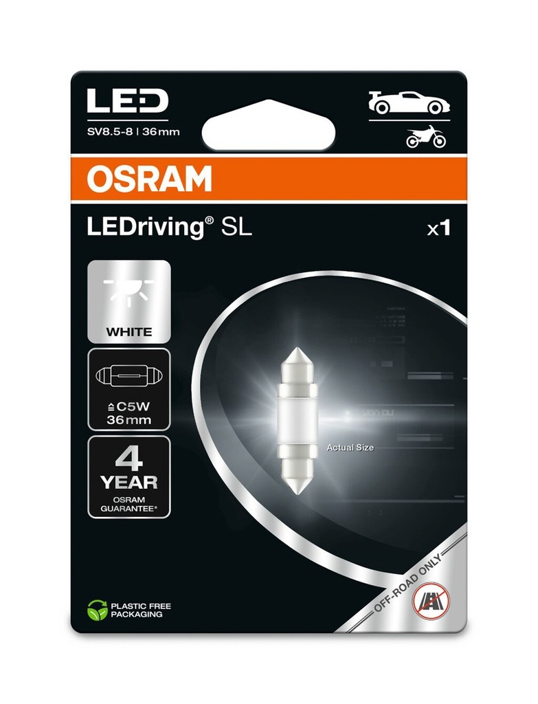 6418DWP-1BL 0,6W 12V 8.5-8 BLI1 OSRAM Ecopack