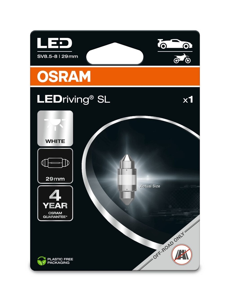 1W 12V SV8.5-8 Blister-01 OSRAM Ecopack