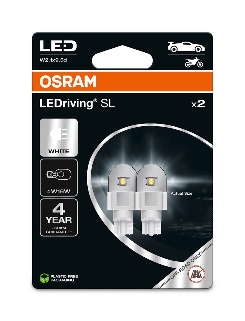 921DWP-2BL 2W 12V W2,1x9,5d LED BLI2 OSRAM Ecopack