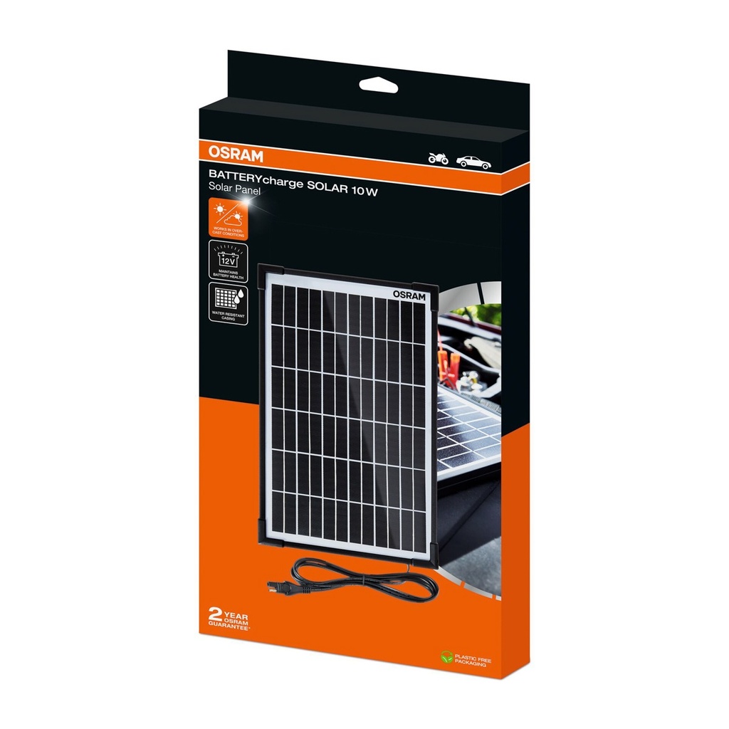BATTERYcharge SOLAR 10W Osram - Solárna nabíjačka autobatérií