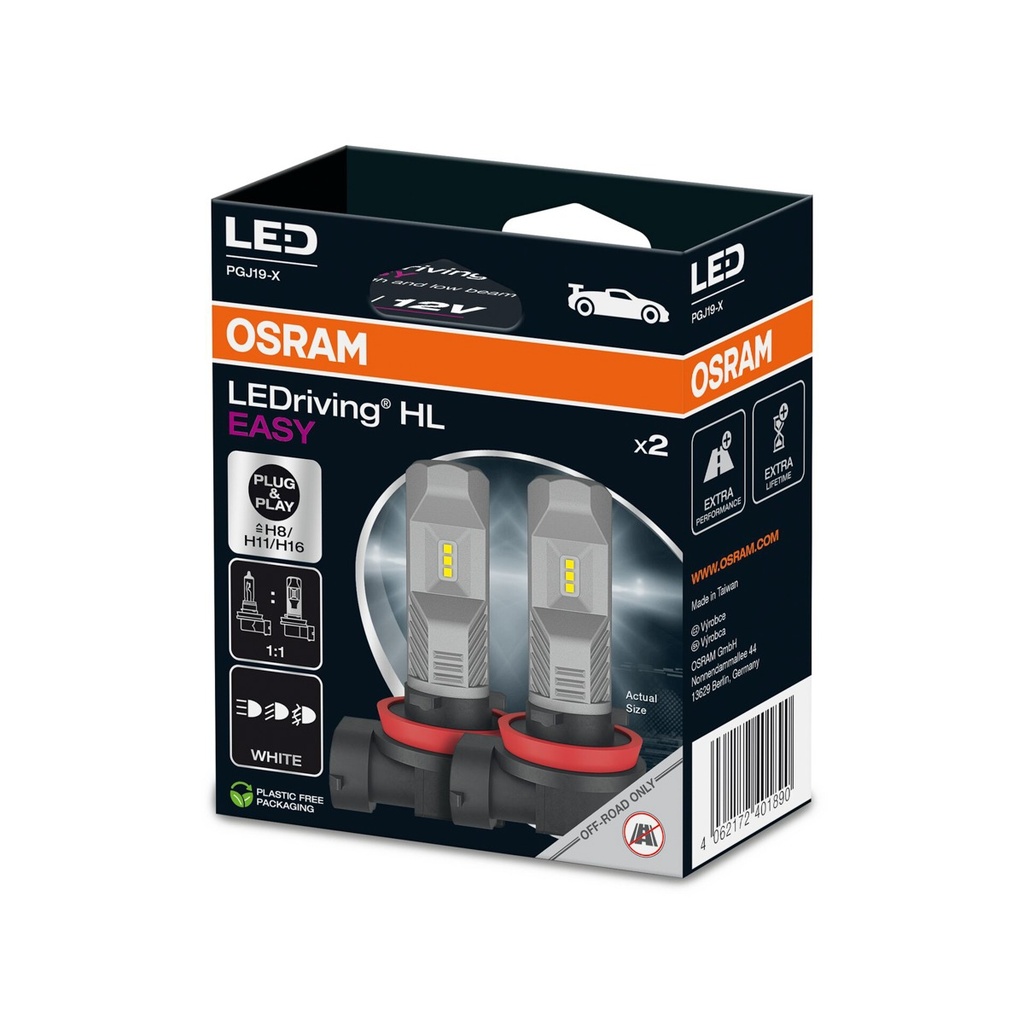 LEDriving® HL EASY H8/H11/H16 Box-02 Ecopack vyfázované, náhrada 64211DWESY2-2HB