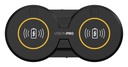 Wireles charging dual pad for LED lamps