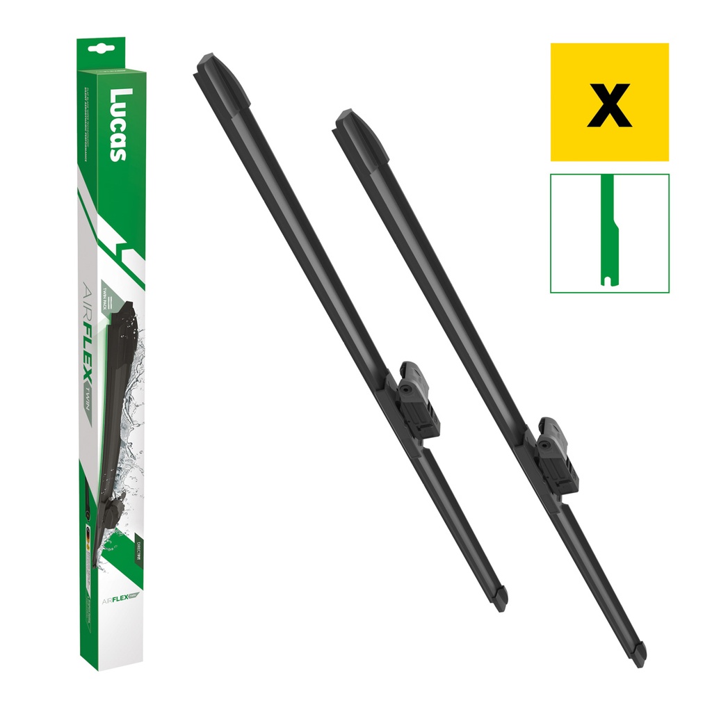 Lucas AirFLEX Twin Set 20"+26", adpt. X