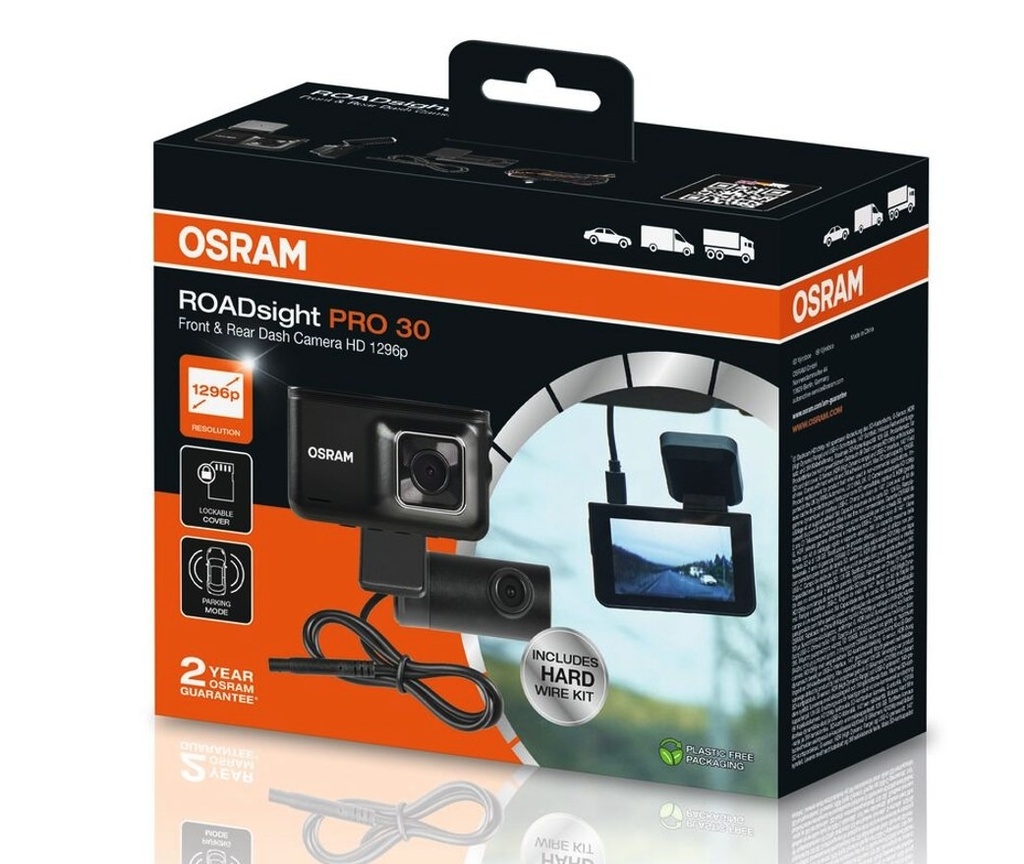 Palubná kamera predná a zadná 1296p/1080p  ROADsight PRO 30