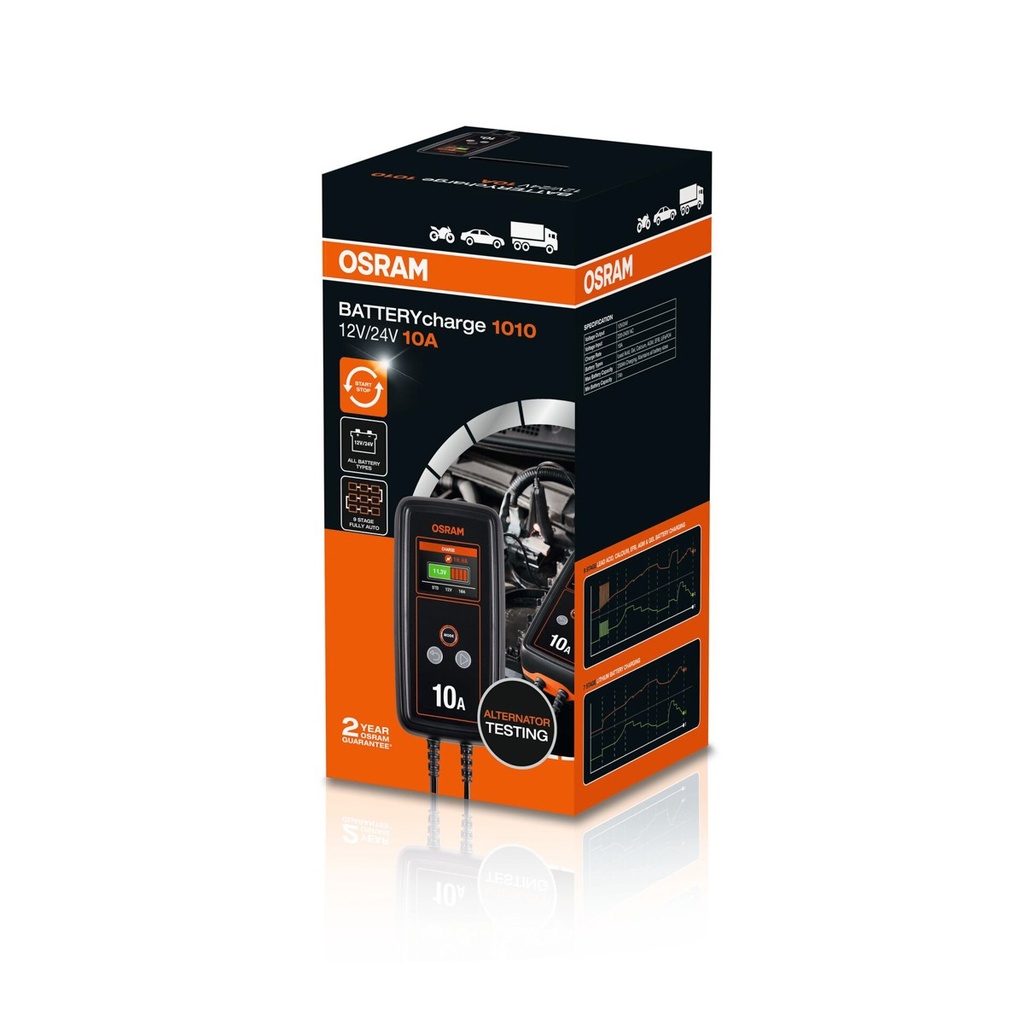 OSRAM 5-ampérová inteligentná nabíjačka BATTERYcharge 1005