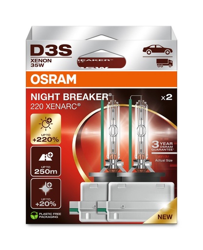 [66340XN2-2HB] 35W PK32D-5 10x1 D3S Osram Xenarc XN2 (220%)