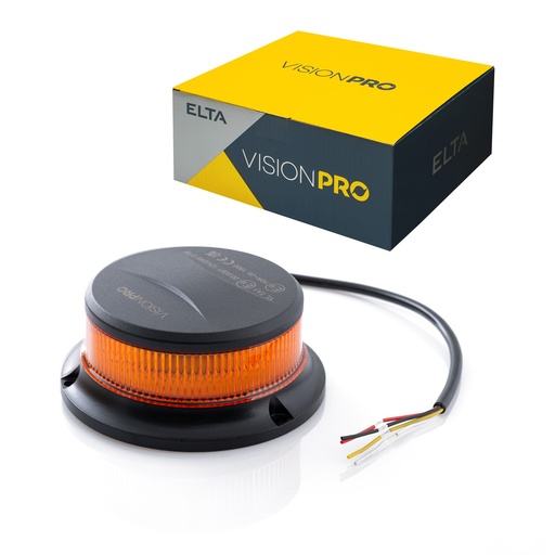 [EB8243] Maják nízkoprofilový 18LED, 12V/24V (ECE R10+R65) pevné uchytenie