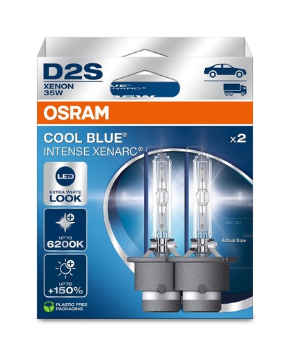 [66240CBN-2HB] 35W P32 d-2 XENON - D2S Osram XENARC® COOL BLUE® INTENSE (NEXTGEN) BOX-02 Ecopack