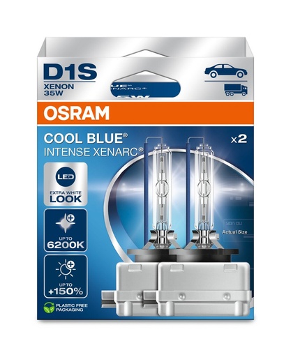 [66140CBN-2HB] 35W PK32 d-2 XENON - D1S Osram XENARC® COOL BLUE® INTENSE (NEXTGEN) BOX Ecopack