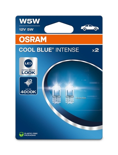 [2825CBN-2BL] 12V 5W W2,1x9,5d COOL BLUE® INTENSE (NEXTGEN) Osram Ecopack Blister-02