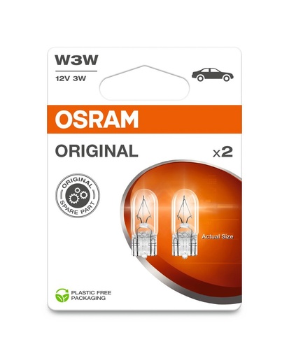 [2821-2BL] 12V 3W W2,1x9,5d OSRAM Blister-02 Ecopack