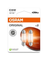 [6418-2BL] 12V 5W SV8,5-8 C5W OSRAM Blister-02 Ecopack