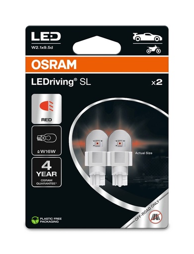 [921DRP-2BL] 1,4W 12V W2,1X9,5D BLI2 OSRAM Ecopack