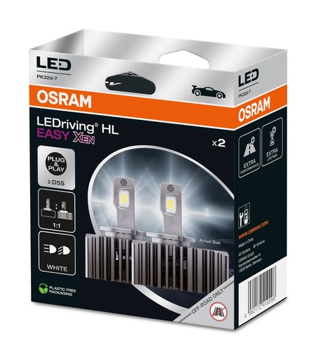 [66540DWESY-2HB] LEDriving® HL EASY 50W 12V PK32D-7 BOX-02 OSRAM Ecopack