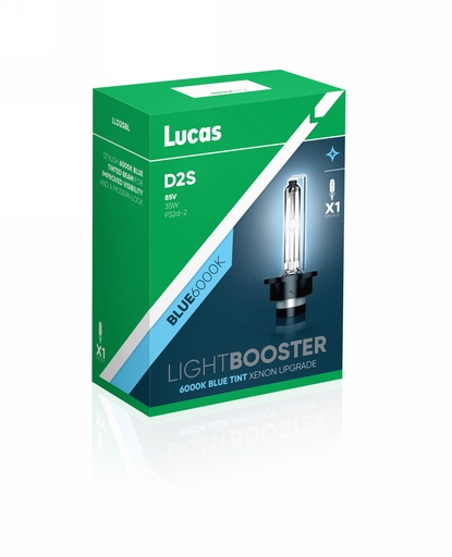 [LLXD2S6000SR] 85V 35W D2S P32d-2 LUCAS WHTEBOOSTER BLUE6000K