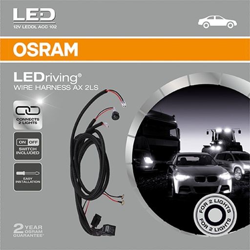 [LEDDLACC102]  Auto pripojovací kábel 12V AX 2LS 