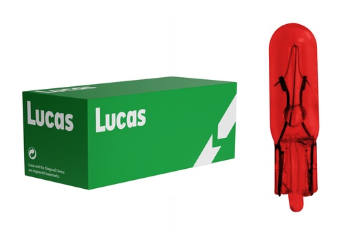 [LLB286RT] 12V 1,2W W2x4,6d červená 