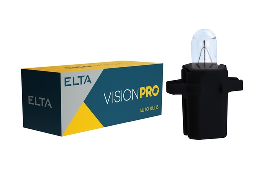 [EB0431TB] 12V 1,2W B8,3d čierna pätica VISION PRO