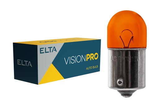 [EB0236TB] 12V 10W Bau15s Amber RY10W VISION PRO