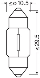 [N269] 12V 10W SV8,5-8 