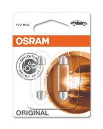 [6411-02B] 12V 10W SV8,5-8 C10W Blister-02 Dopredaj, náhrada 6411-2BL
