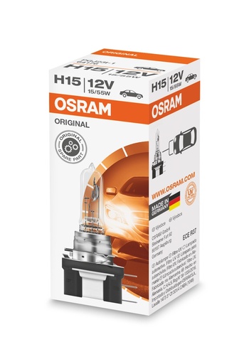 [64176] 12V 15/55W PGJ23t-1 H15 OSRAM