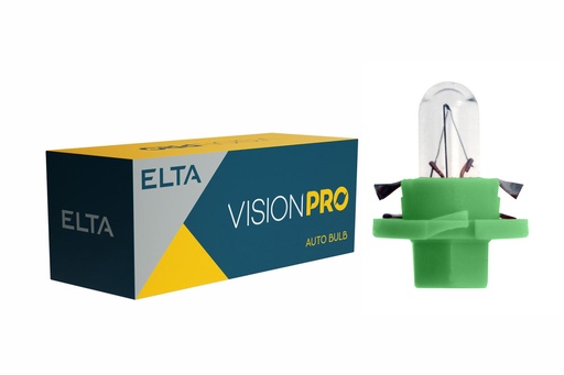 [EB0363TB] 12V 2W Bx8,4d light green VISION PRO