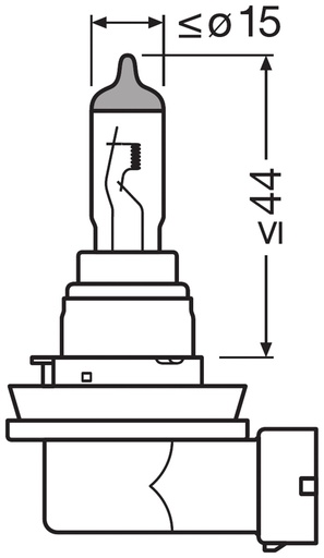 [N708] 12V 35W PGJ19-1 H8 