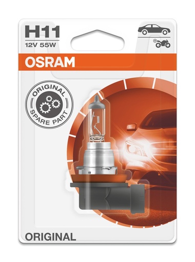 [64211-01B] 12V 55W PGJ19-2 H11 Osram blister