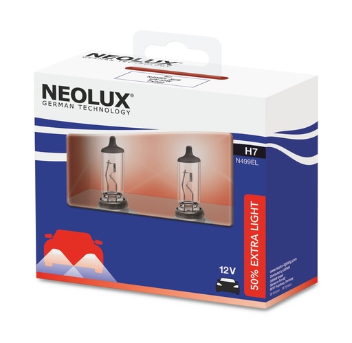 [N499EL-2SCB] 12V 55W PX26d H7 Neolux ExtraLight 2 ks