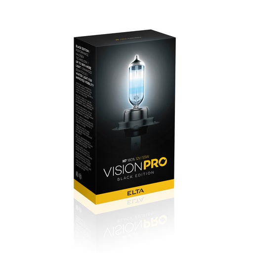 [EB7477TR] 12V 55W PX26d H7 VISION PRO 180 Black Edition  (BOX-02)