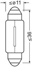 [N239] 12V 5W SV8,5-8 C5W 