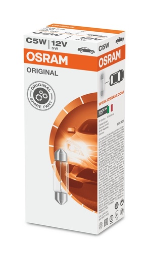 [6418] 12V 5W SV8,5-8 C5W 11x36mm OSRAM