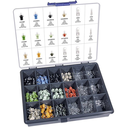 [509961] Osram Automotive 509961 MF/T5/T10 UNV1 Leuchtmittel-Sortiment Standard 12V